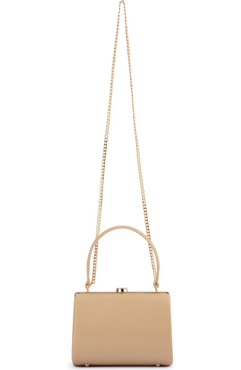 Olga Berg Tonia Top Handle Handbag, Alternate, color, Natural