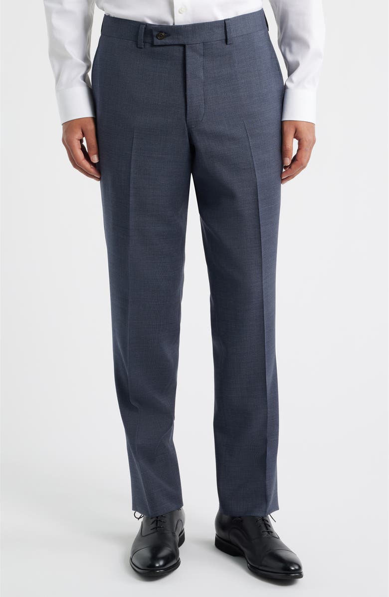 Jack Victor Esprit Navy Microchek Wool Suit, Alternate, color, Navy