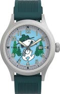 Timex® Peanuts Expedition Scout Silicone Strap Watch
