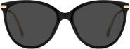 Stuart Weitzman 58mm Polarized Butterfly Sunglasses