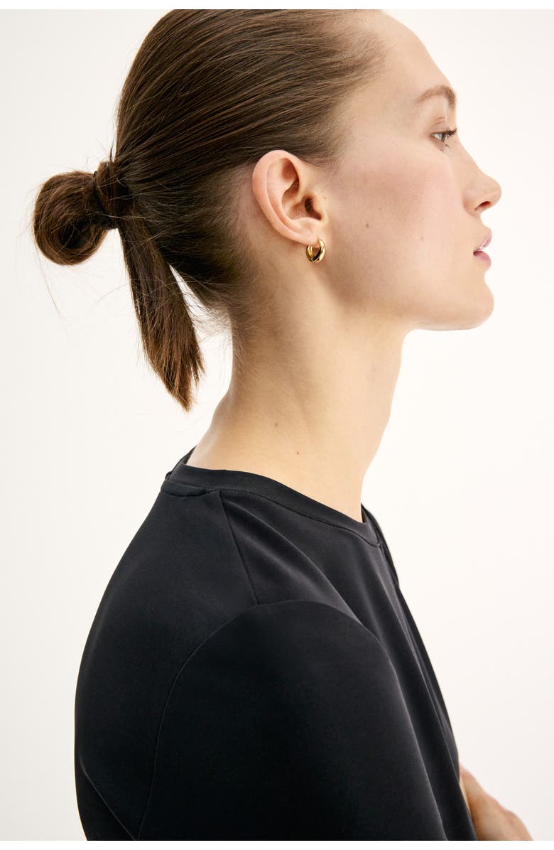 H&M Interlock Peplum Top, Alternate, color, 