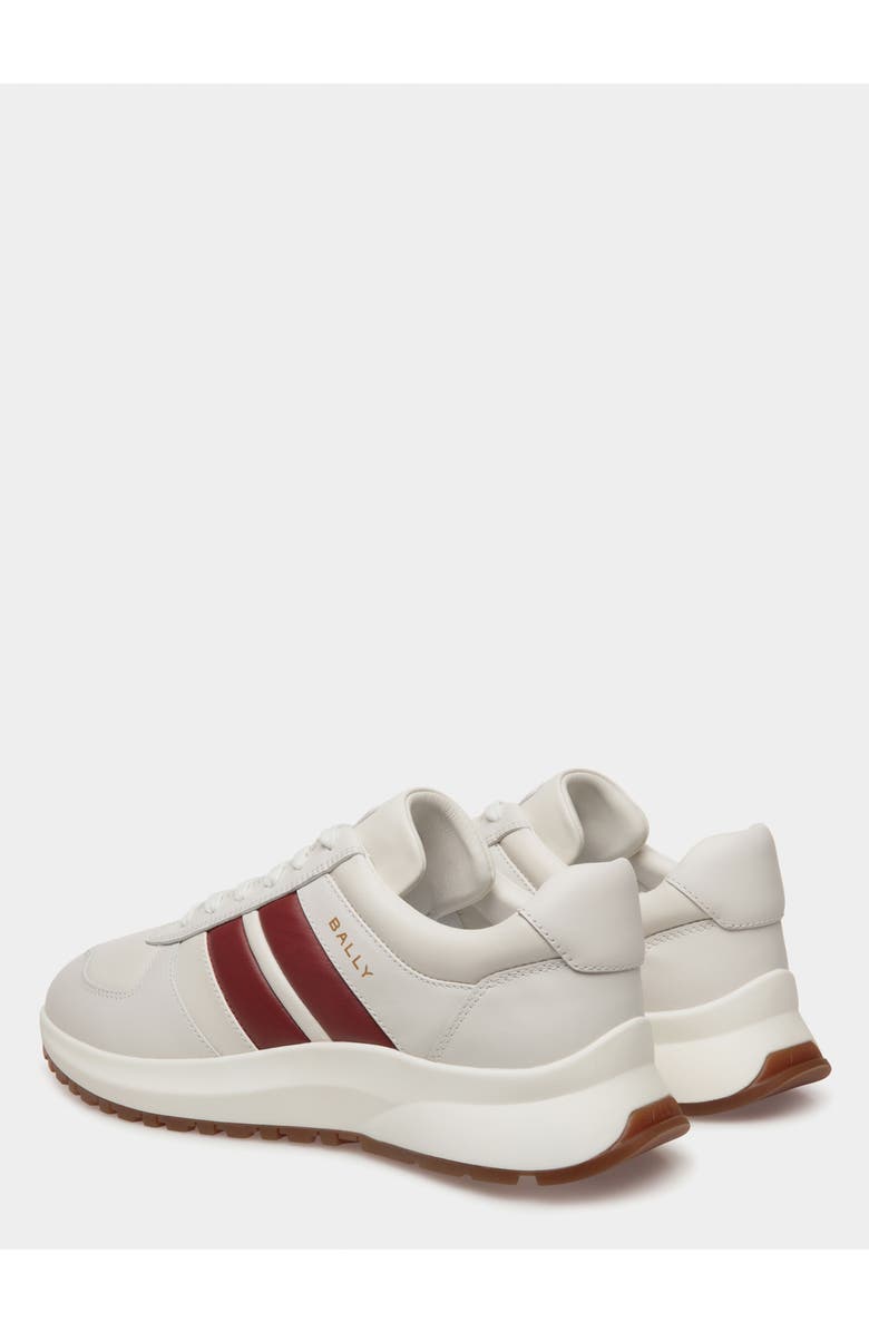 Bally Outline Sneaker in Leather, Alternate, color, White
