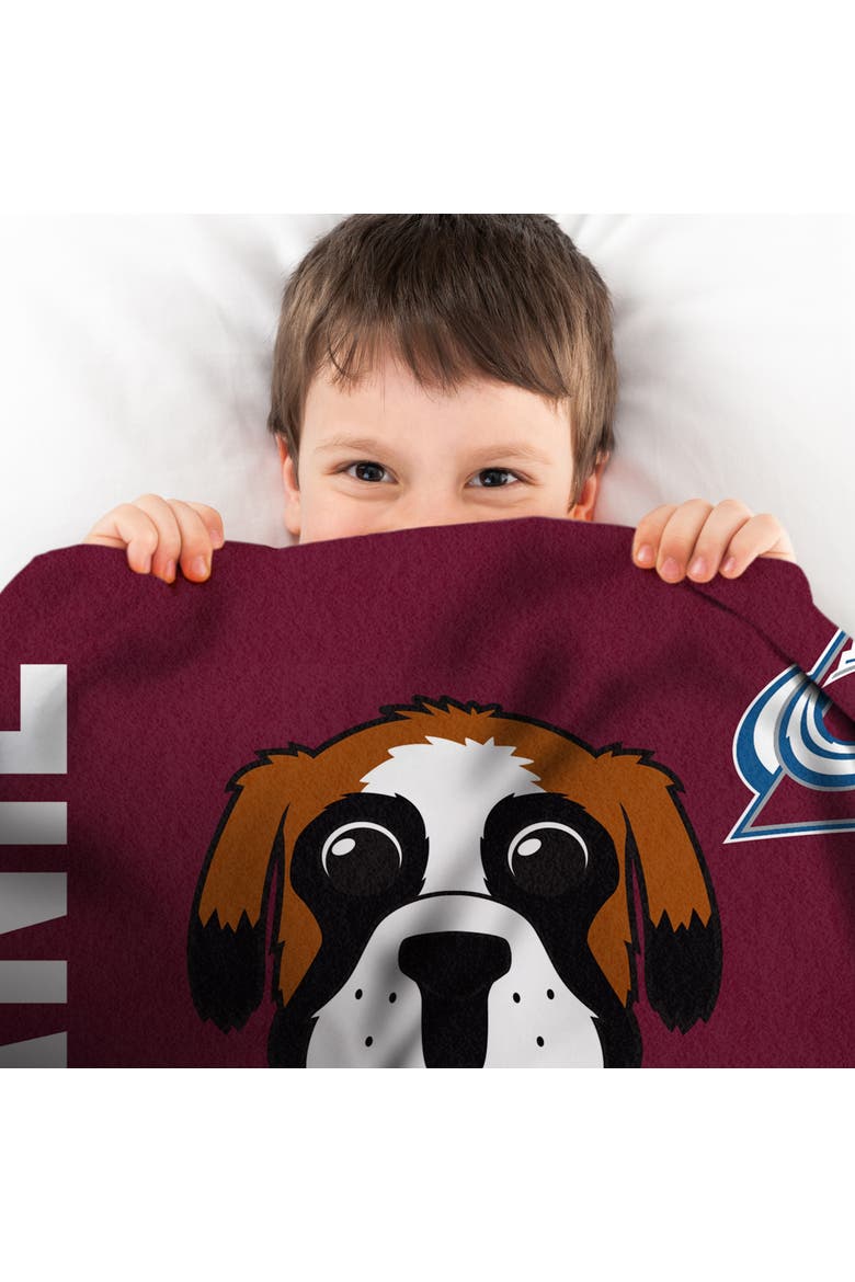 Colorado Avalanche Bernie Mascot 60" x 80" Raschel Throw Blanket, Alternate, color, None