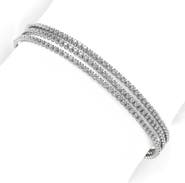 SUZY LEVIAN Sterling Silver CZ Bracelet