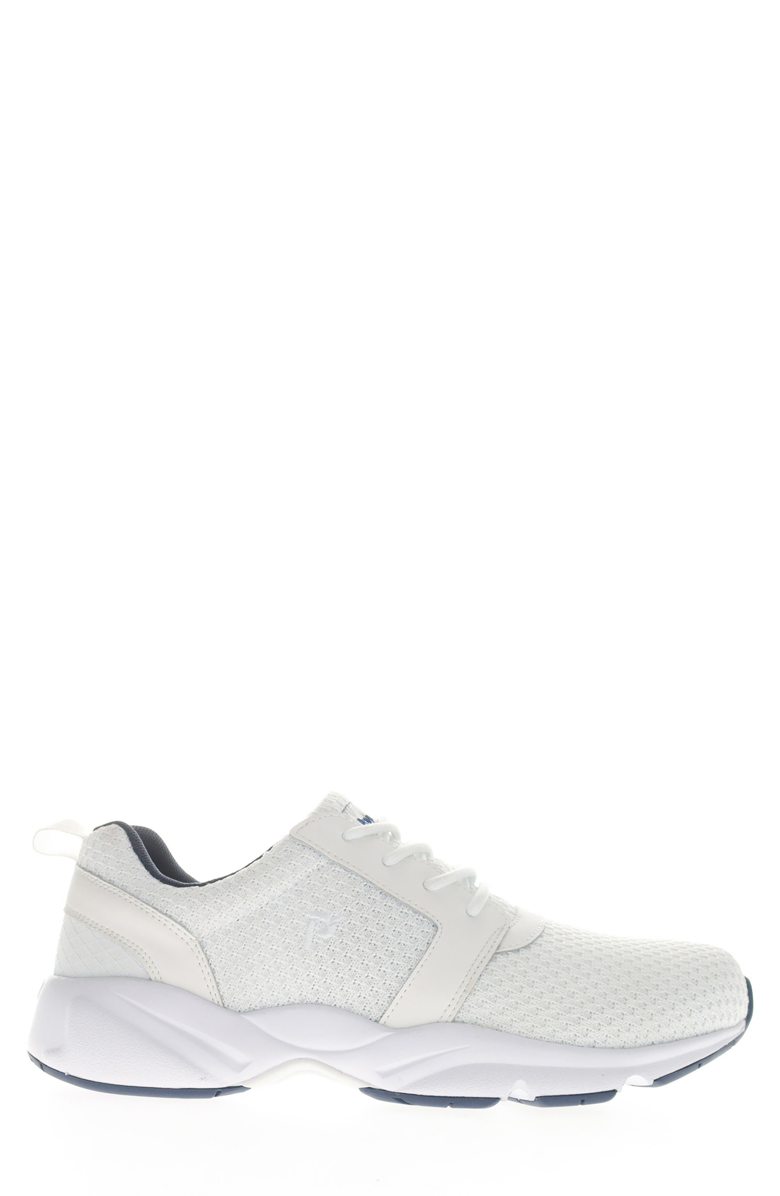 Propét Stability X Sneaker, Alternate, color, White/ Navy
