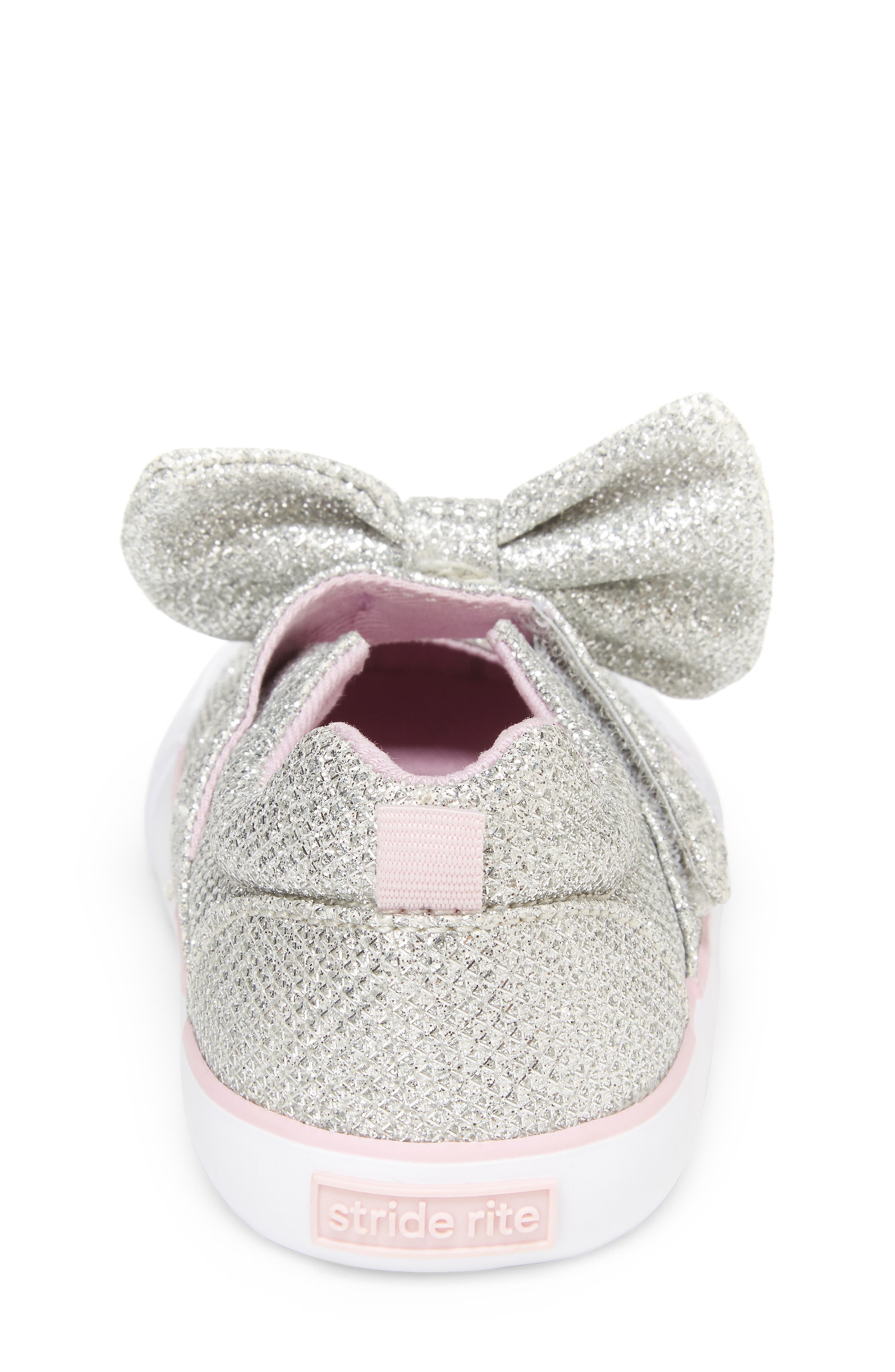 Stride Rite Rosalie Glitter Bow Mary Jane, Alternate, color, 