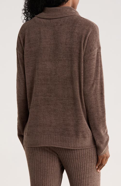 Barefoot Dreams ® Cozychic® Ultra Lite® Ribbed Pullover In Brown
