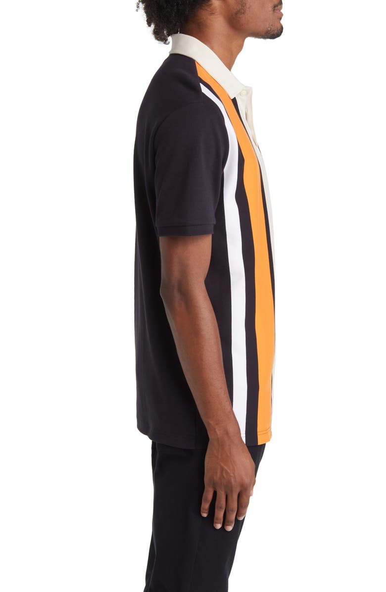 Original Penguin Slim Fit Vertical Stripe Cotton Interlock Polo, Alternate, color, 