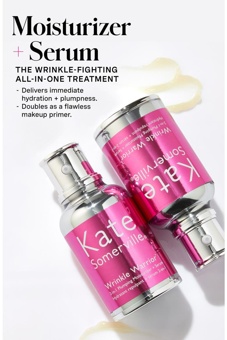 Wrinkle Warrior® 2-in-1 Plumping Moisturizer + Serum, Alternate, color, NO COLOR