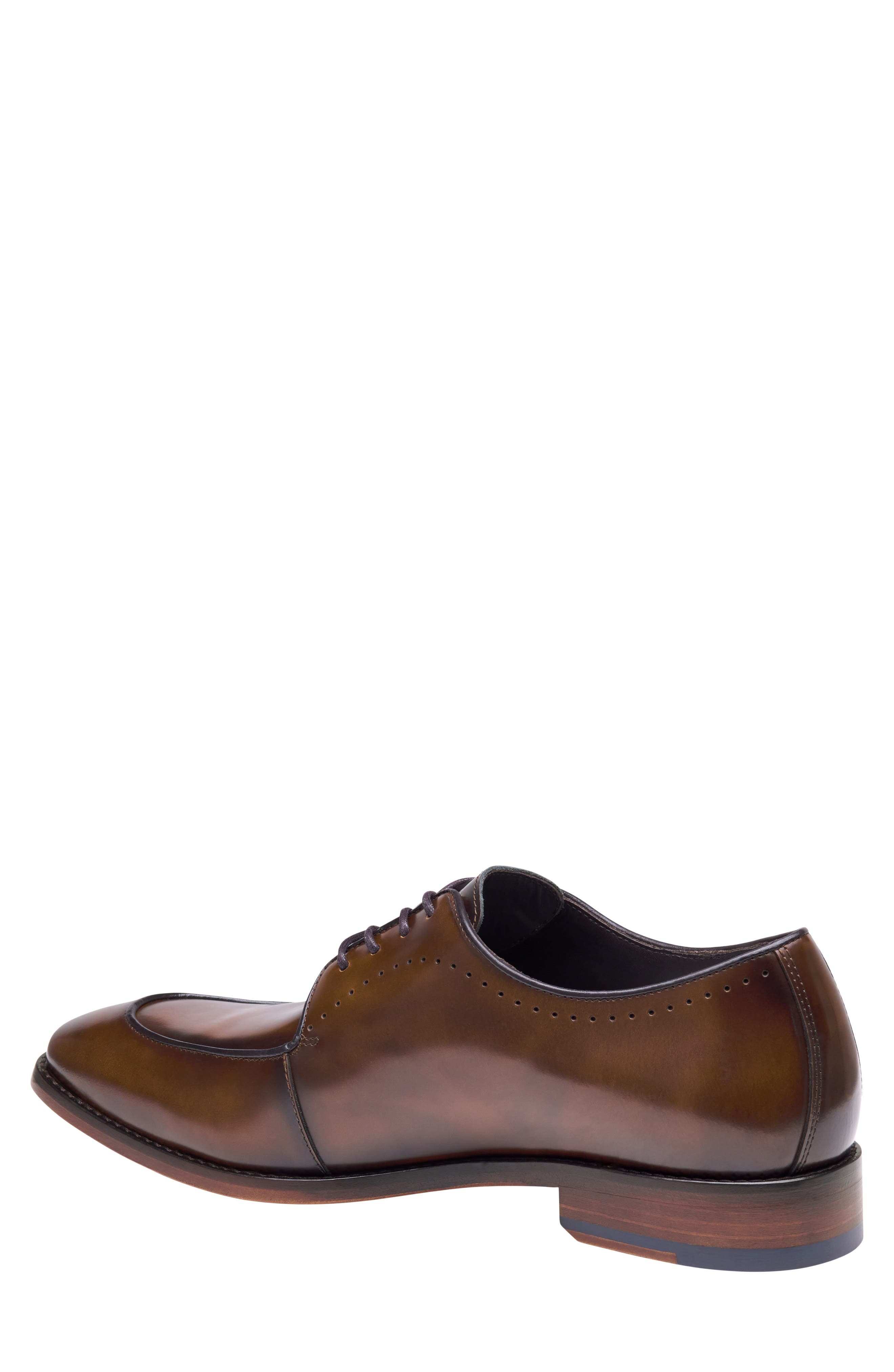 Arrister Moc Toe Derby, Alternate, color, TAN ITALIAN FULL GRAIN