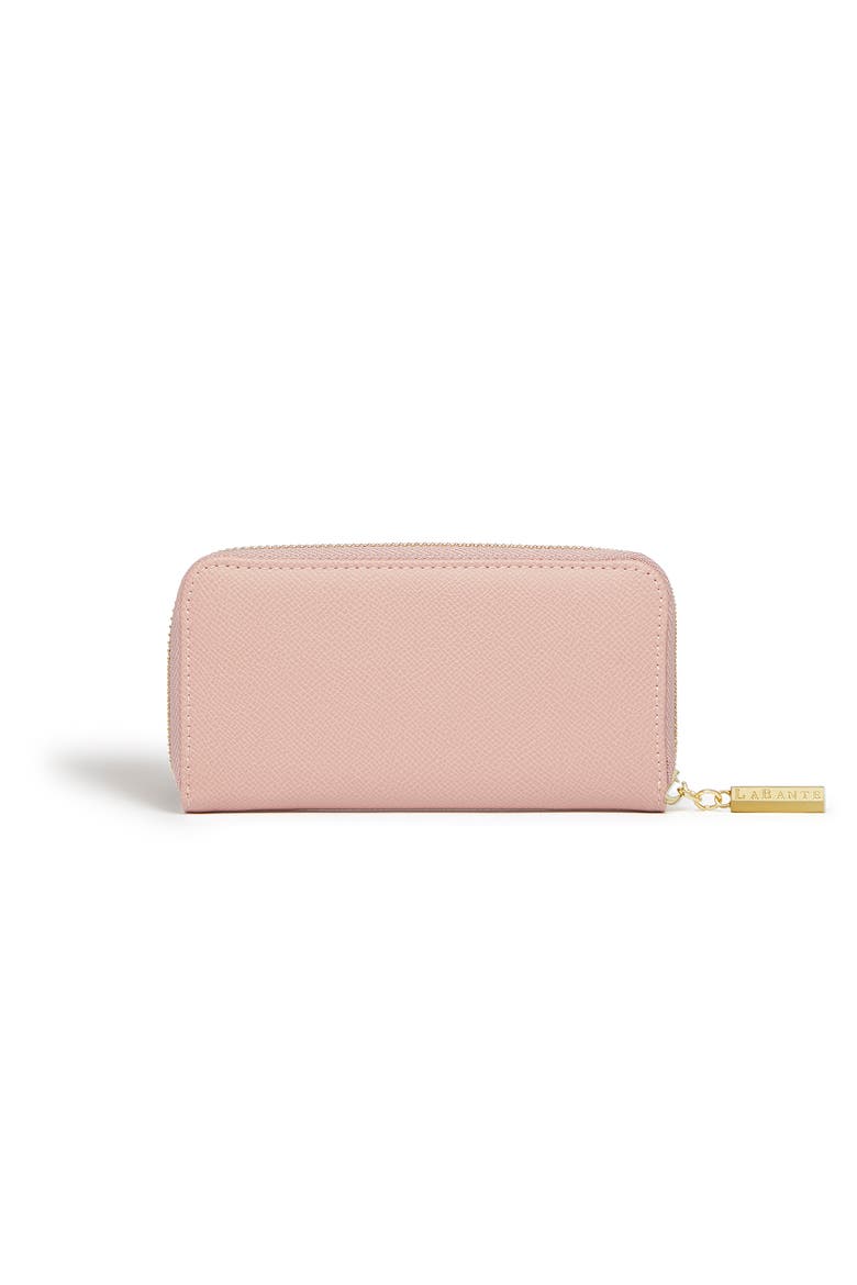 Ellen Vegan Zip Around Wallet, Alternate, color, Pink