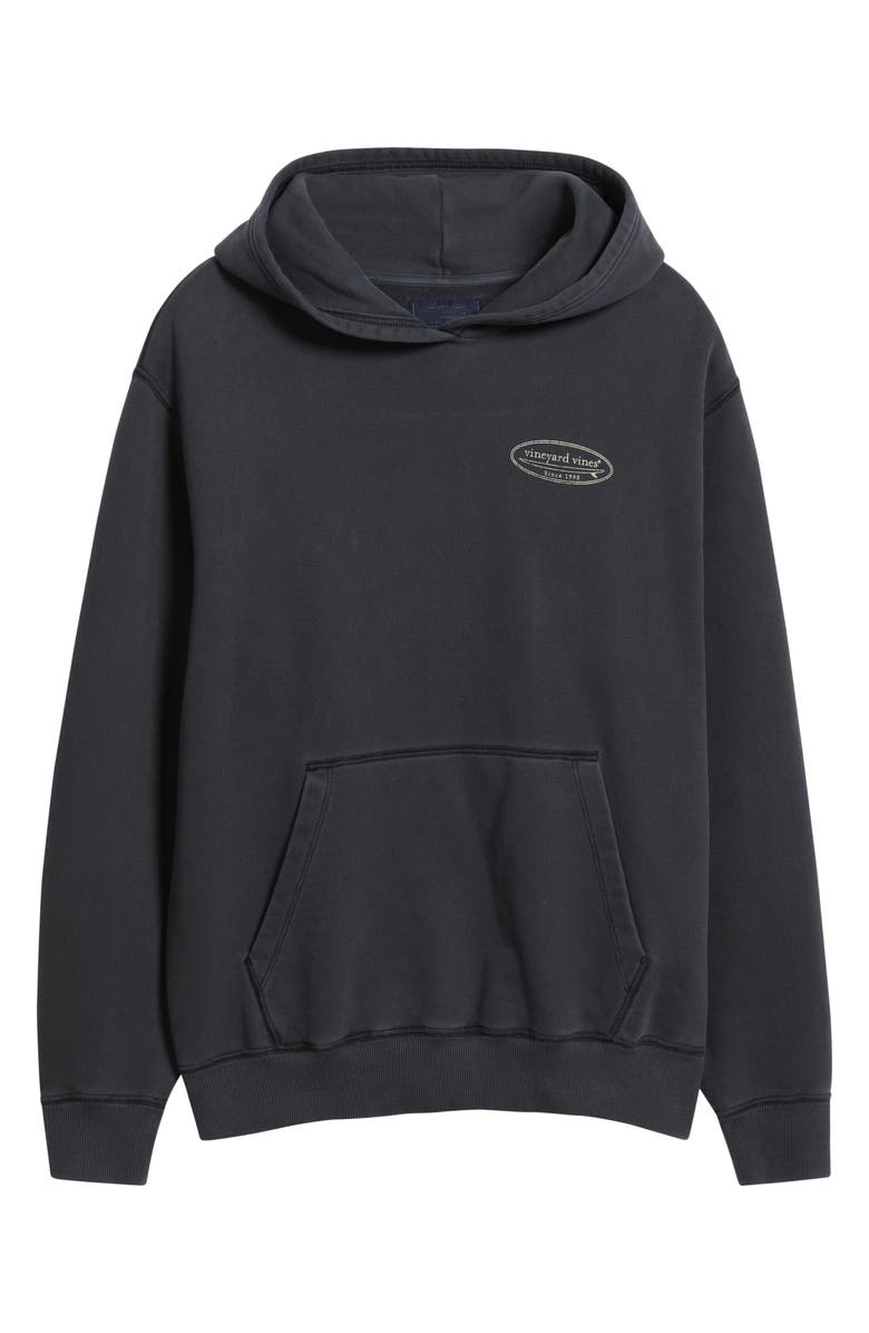 vineyard vines Oversize Garment Dyed French Terry Logo Hoodie, Alternate, color, 