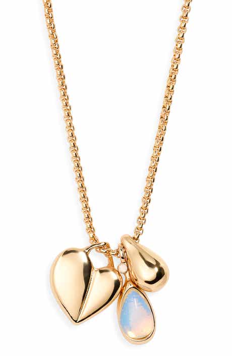 NORDSTROM RACK Charm Cluster Necklace