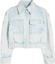 Dries Van Noten Extreme Bleach Heavyweight Denim Jacket