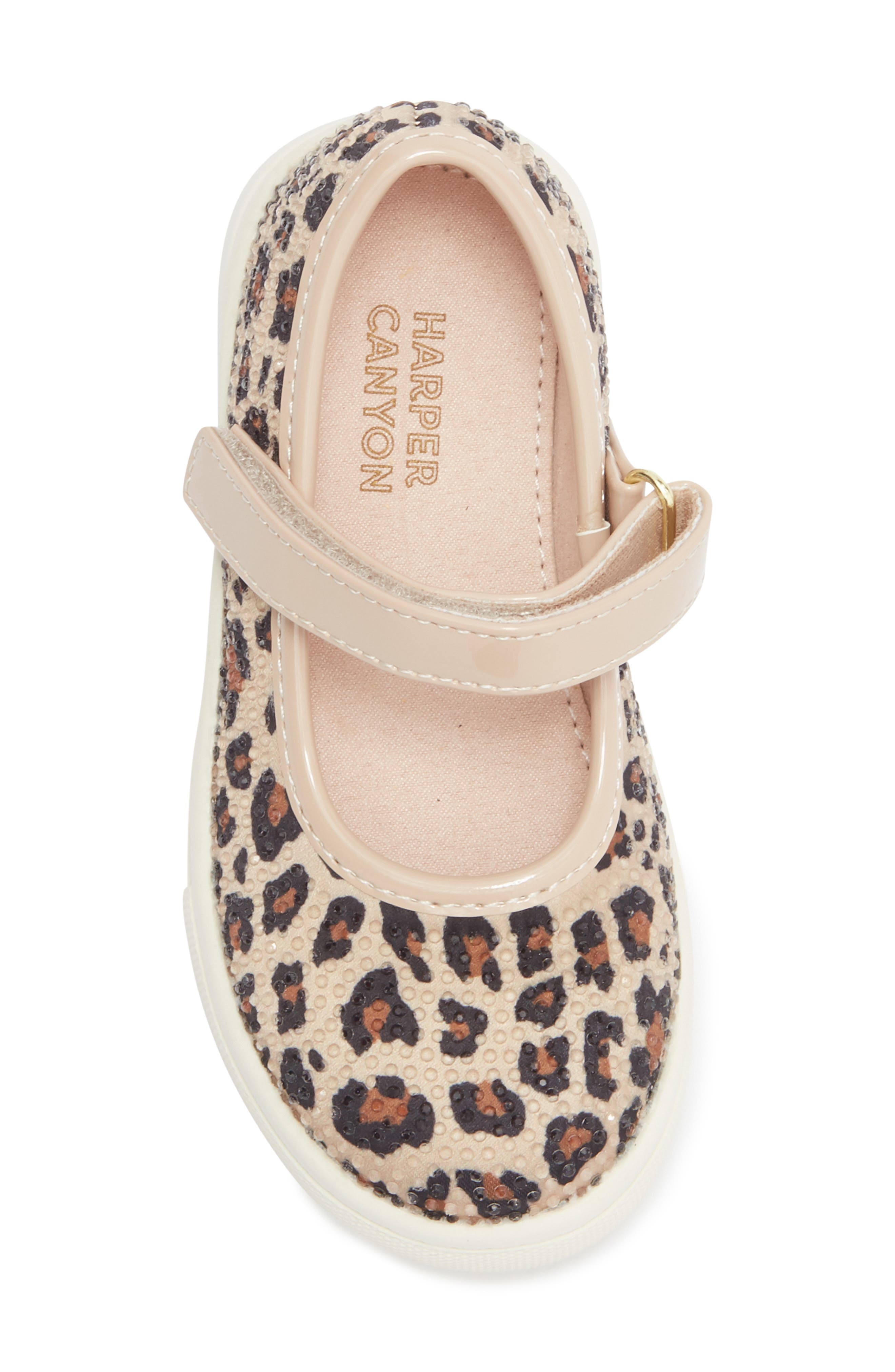 Harper Canyon Kids' Pennelope Mary Jane Sneaker, Alternate, color, Leopard