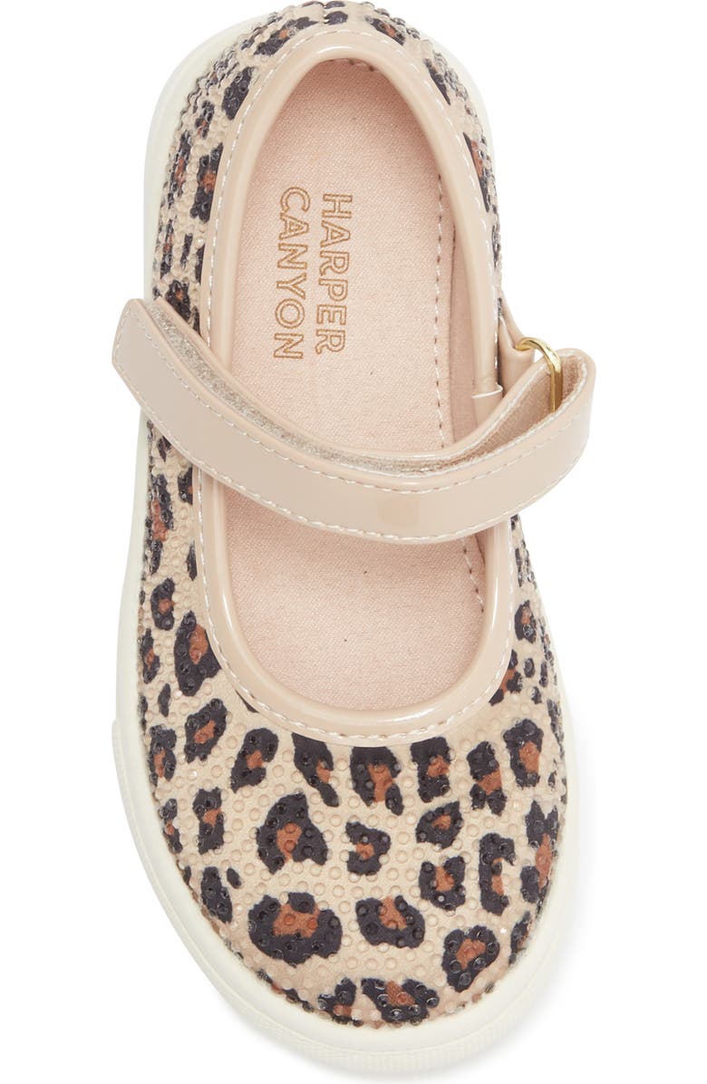 Harper Canyon Kids' Pennelope Mary Jane Sneaker, Alternate, color, Leopard