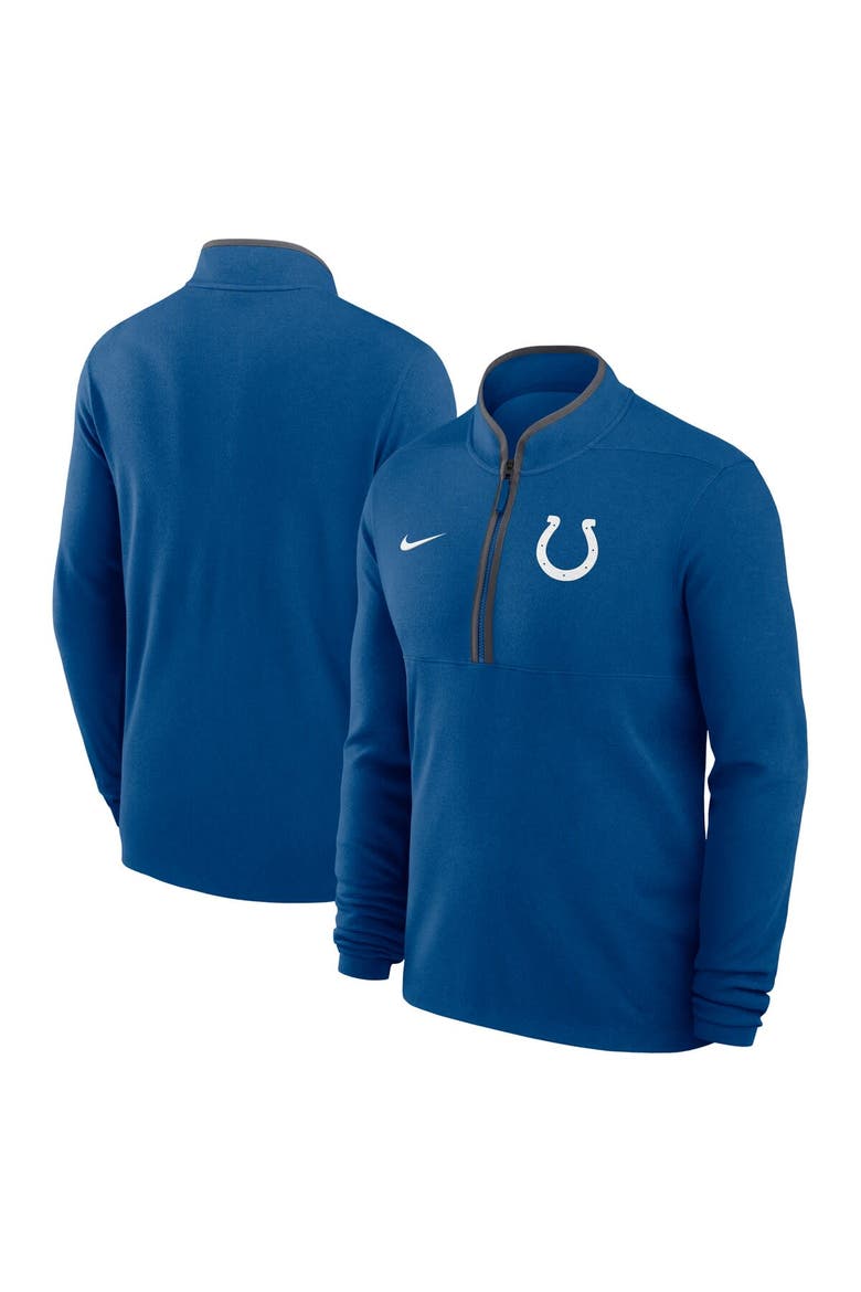 Men's Nike Royal Indianapolis Colts Lightweight Victory Dri-FIT Half-Zip Pullover, Main, color, Royal