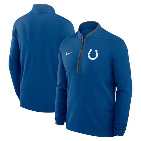 Men's Nike Royal Indianapolis Colts Lightweight Victory Dri-FIT Half-Zip Pullover
