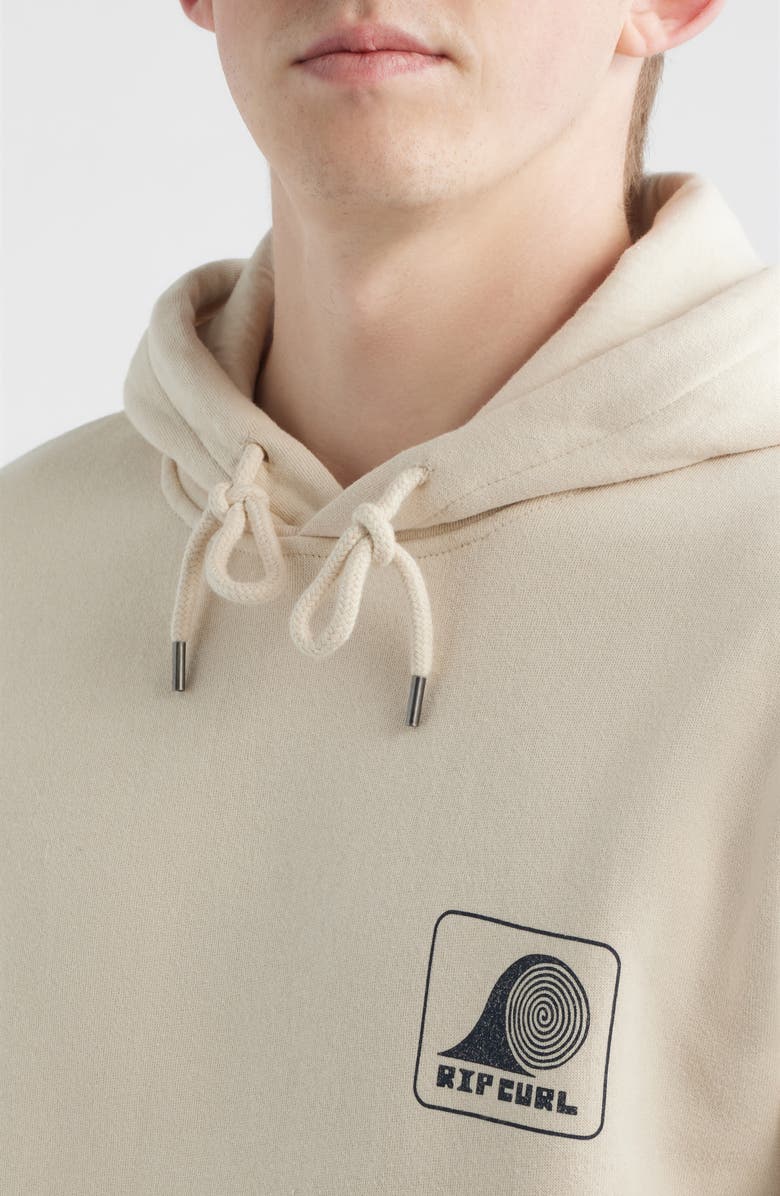 Rip Curl Artist Of The Search Graphic Hoodie, Alternate, color, Vintage White