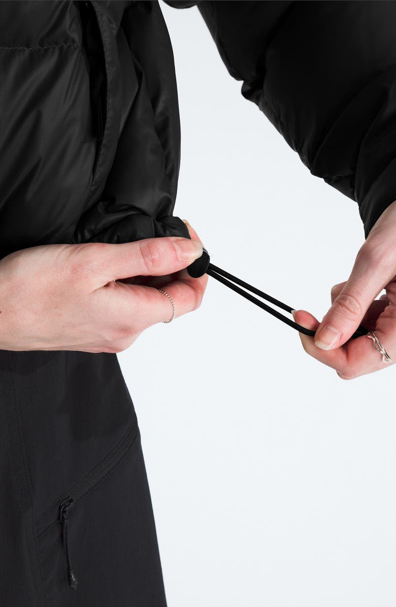 The North Face Nuptse Water Repellent 700 Fill Power Down Short Puffer Jacket, Alternate, color, Tnf Black/ Tnf Black R