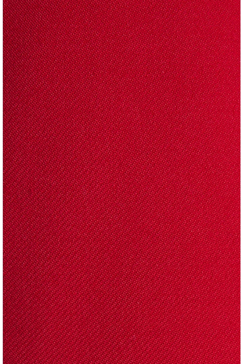 Pleated Straight Leg Wool Trousers, Alternate, color, CRIMSON
