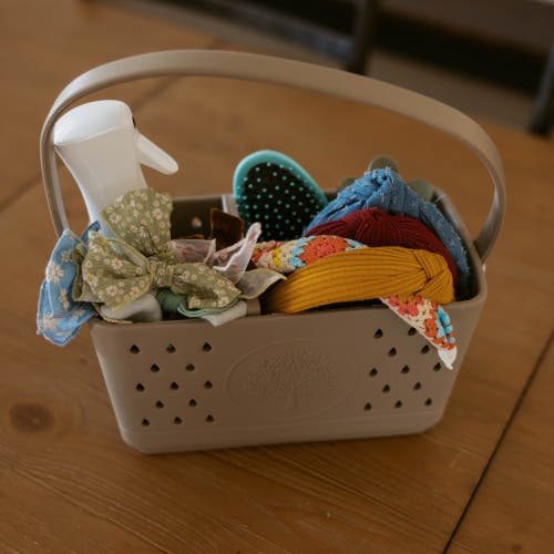 Parker Baby Co. Bath Caddy In Llama