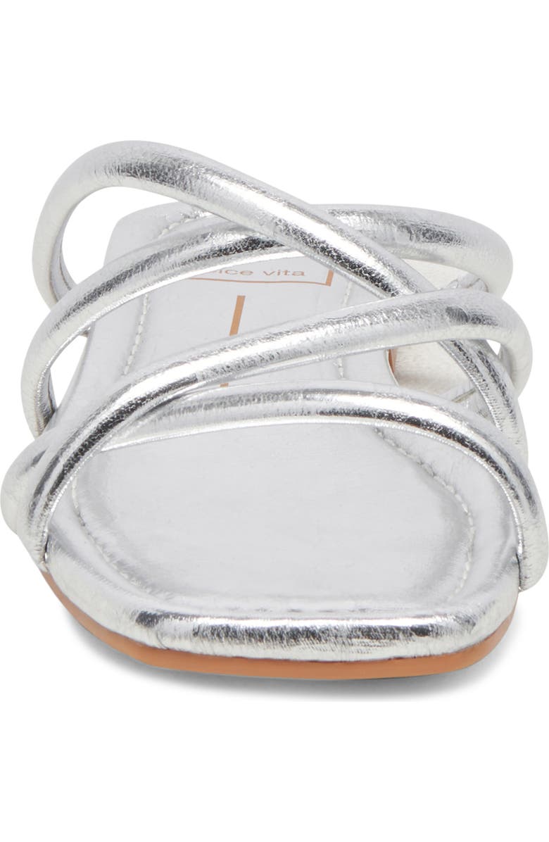 Dolce Vita Lanza Metallic Sandal, Alternate, color, Silver