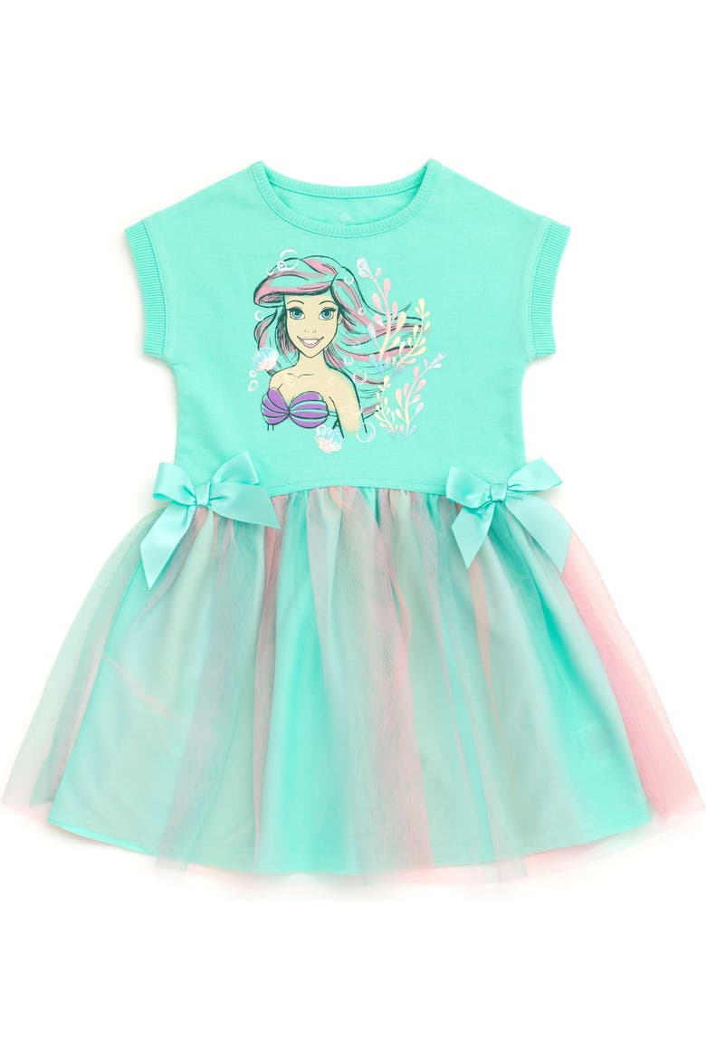 Princess Tutu Dress, Main, color, Ariel Aqua