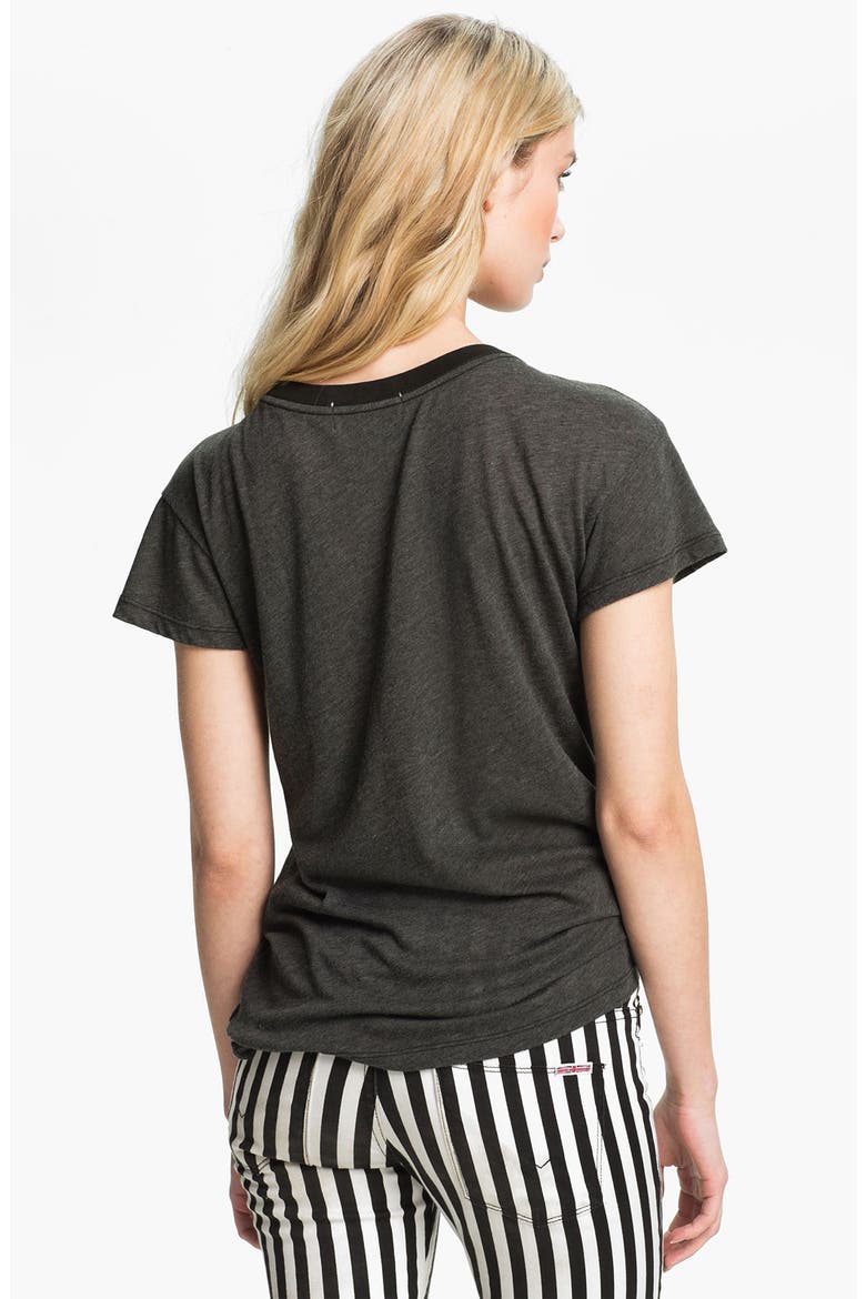'Laurel' Graphic Tee (Nordstrom Exclusive), Alternate, color, GREY/ BLACK