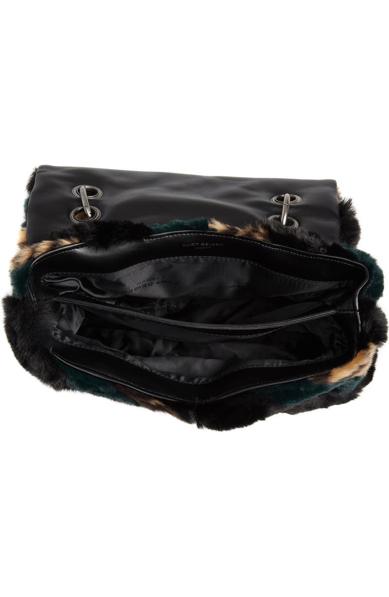 Kurt Geiger London Soho Faux Fur Shoulder Bag, Alternate, color,