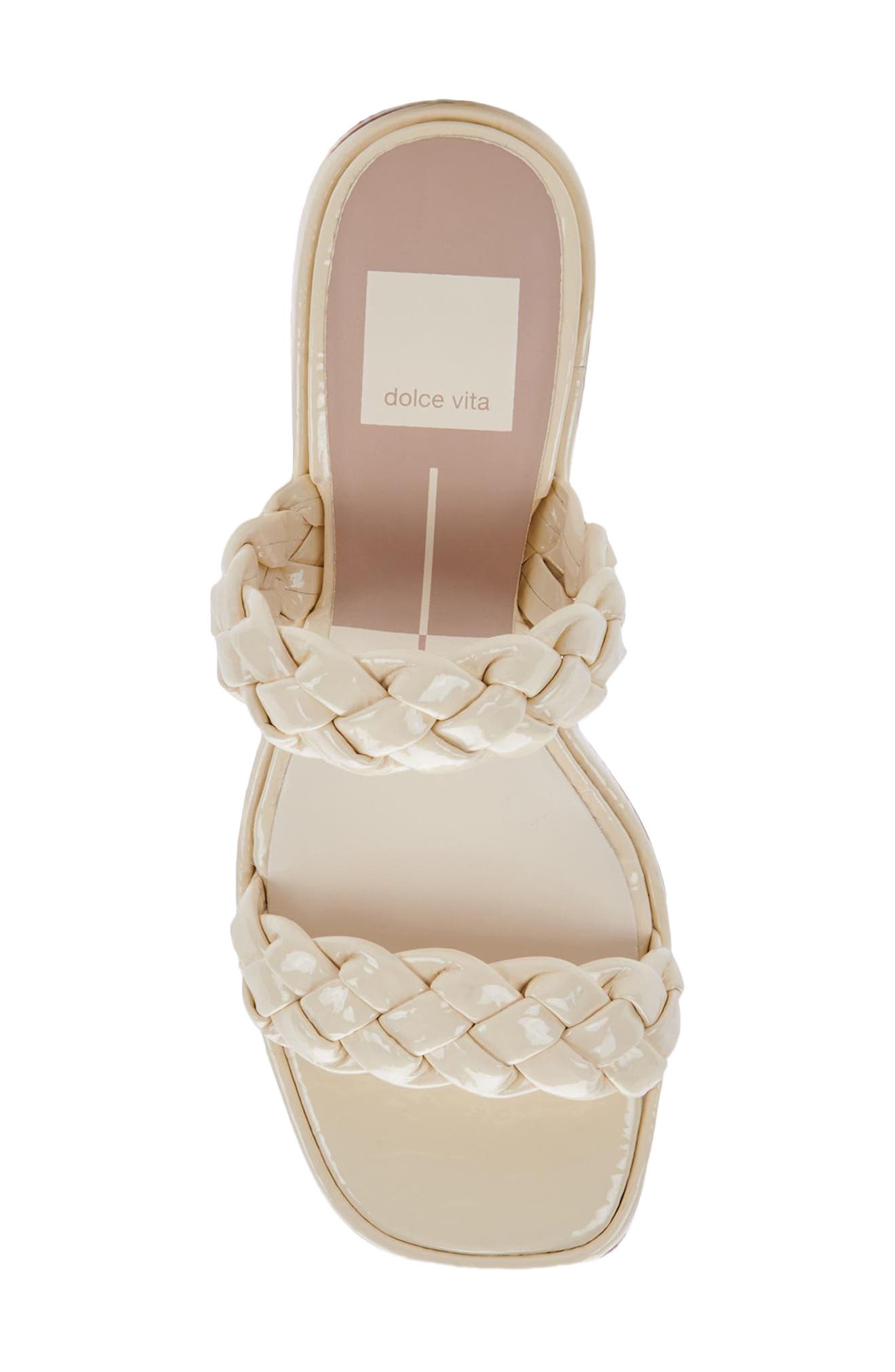 Ronin Slide Sandal, Alternate, color, BONE PATENT STELLA