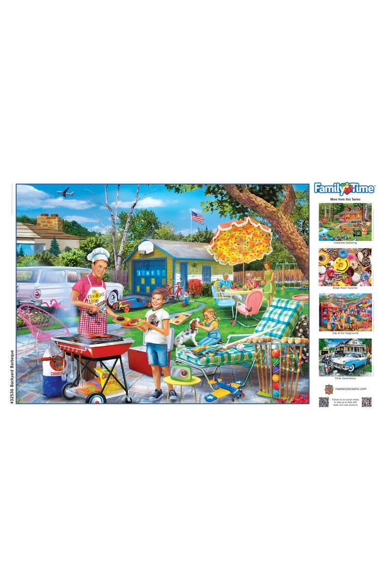Backyard Barbeque 400 Piece Puzzle, Alternate, color, Multicolor
