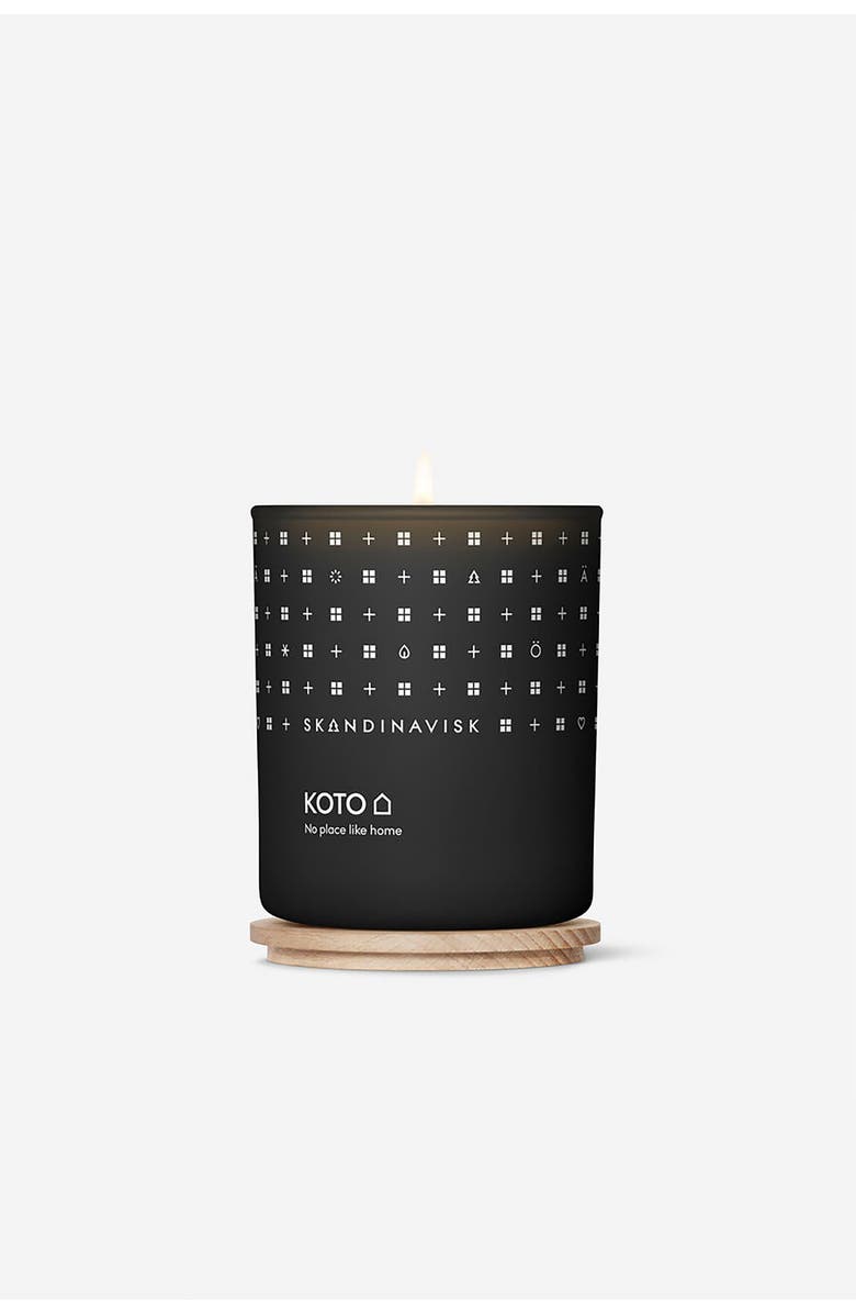 SKANDINAVISK KOTO Scented Candle 200g, Alternate, color, Black