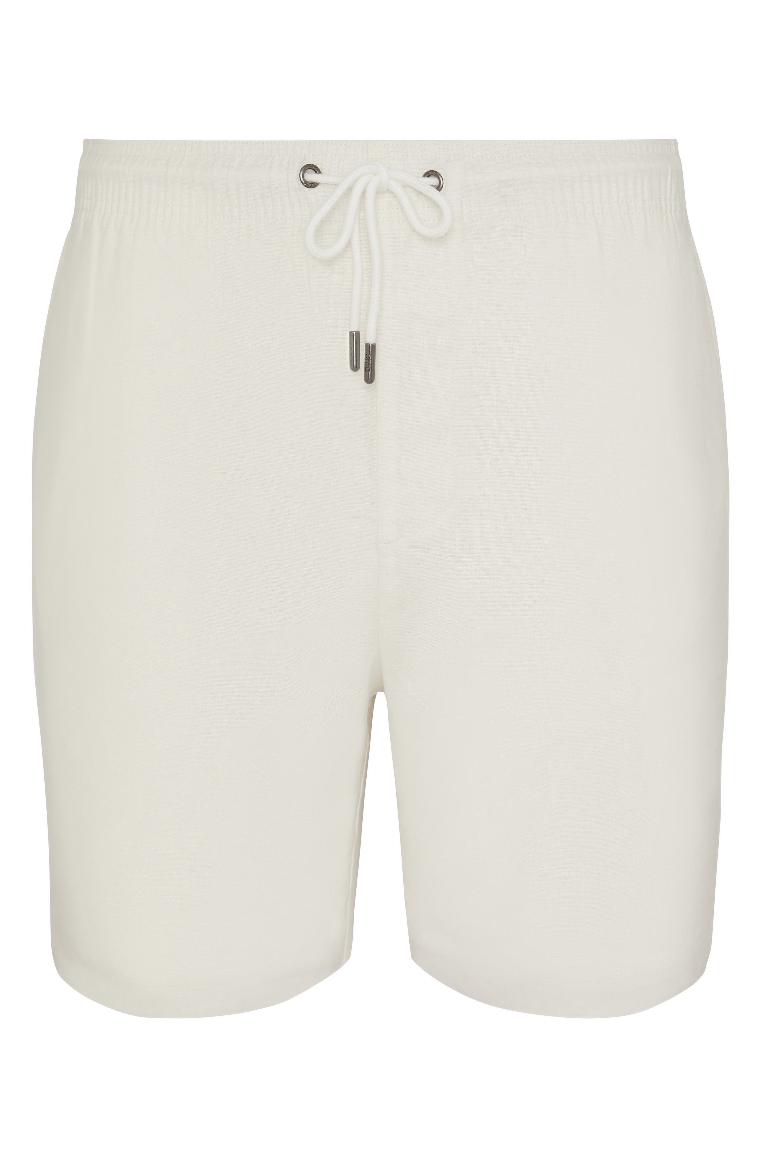 Onia Stretch Linen Blend Pull-On Shorts