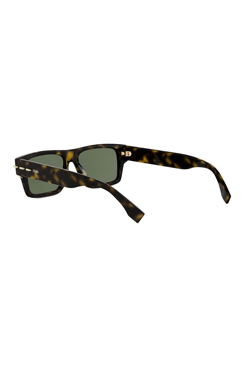 Selleria 54mm Rectangular Sunglasses, Alternate, color, SBLK