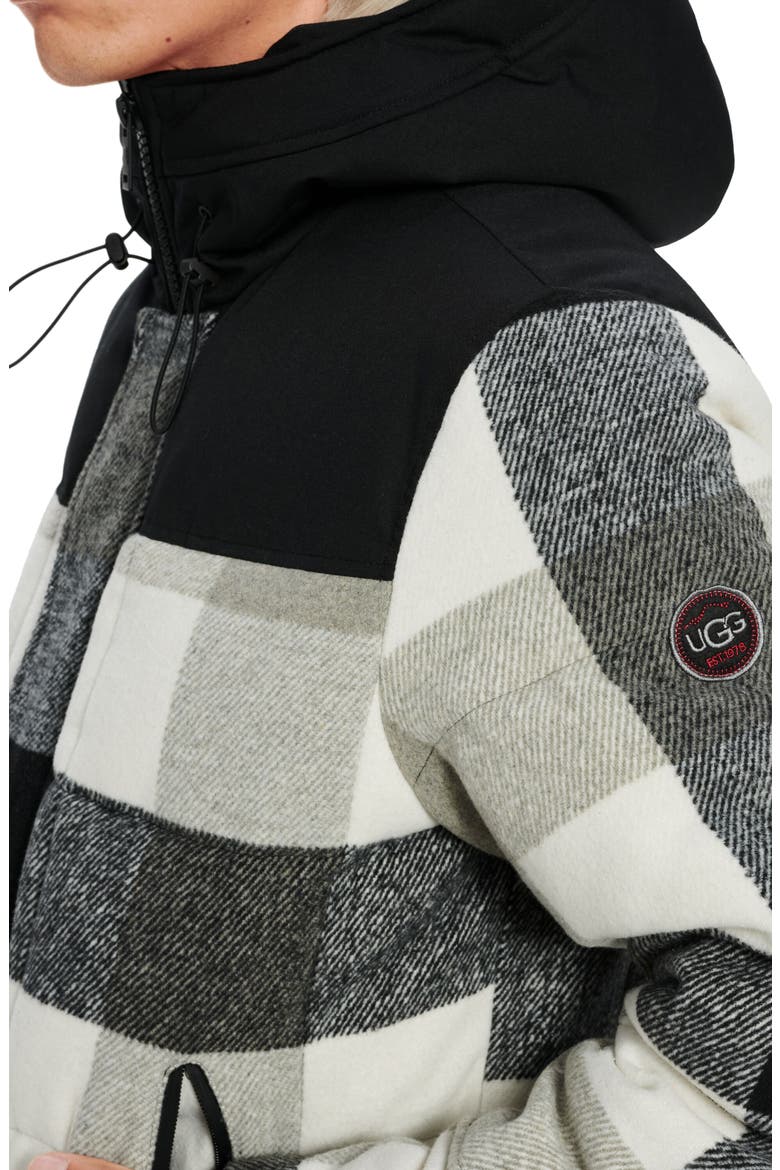 Cadin Down Parka II, Alternate, color, GREY PLAID