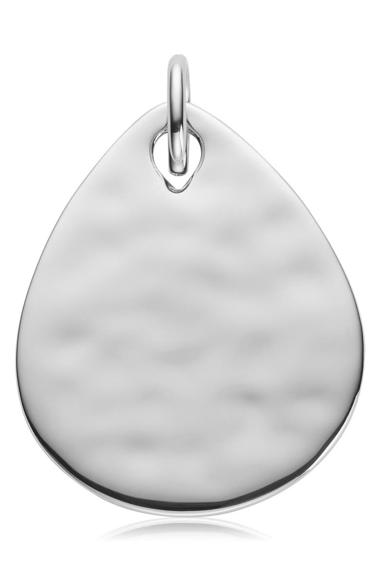 Monica Vinader Engravable Ziggy Pendant Charm, Main, color, 