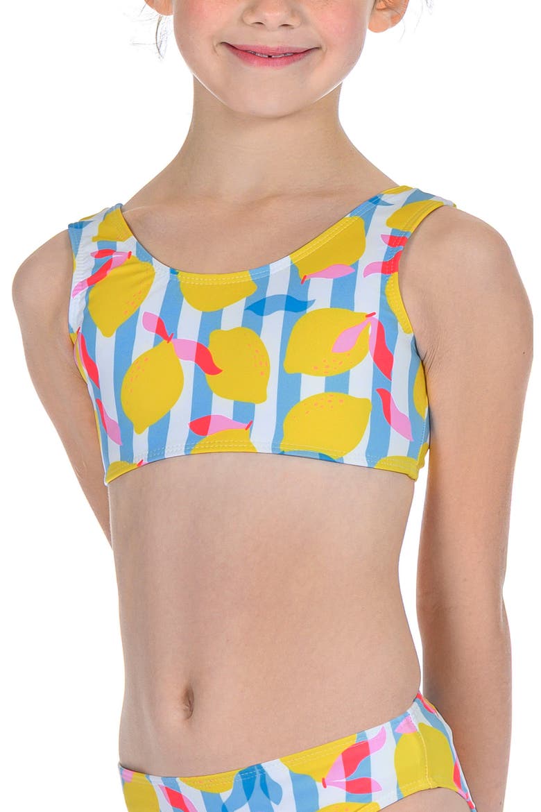 Lemon Squeezy Bikini Top, Main, color, Lemon Squeezy