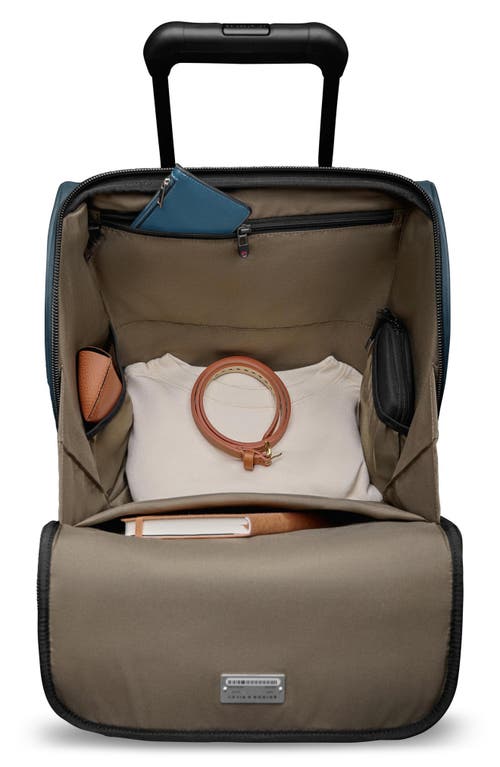 Briggs & Riley Zdx Cabin Spinner Suitcase In Blue