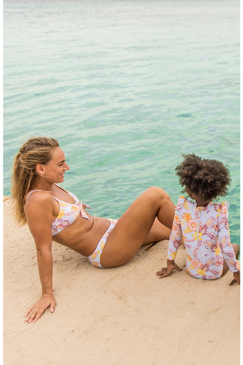 Women's Sustainable Bikini Bottom, Alternate, color, Boho Tropical