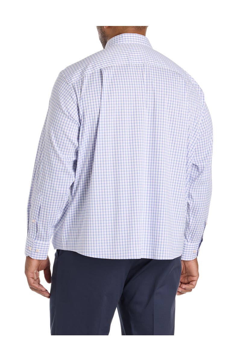 Untuckit Fit by Dxl Big & Tall Orsini Performance Sport Shirt, Alternate, color, Blue