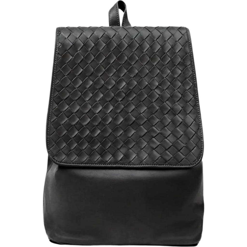 Deux Mains Woven Backpack in Black  product