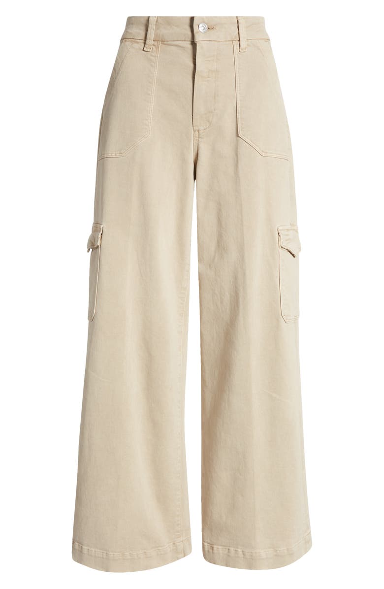 PAIGE Harper Wide Leg Cargo Jeans, Alternate, color, 