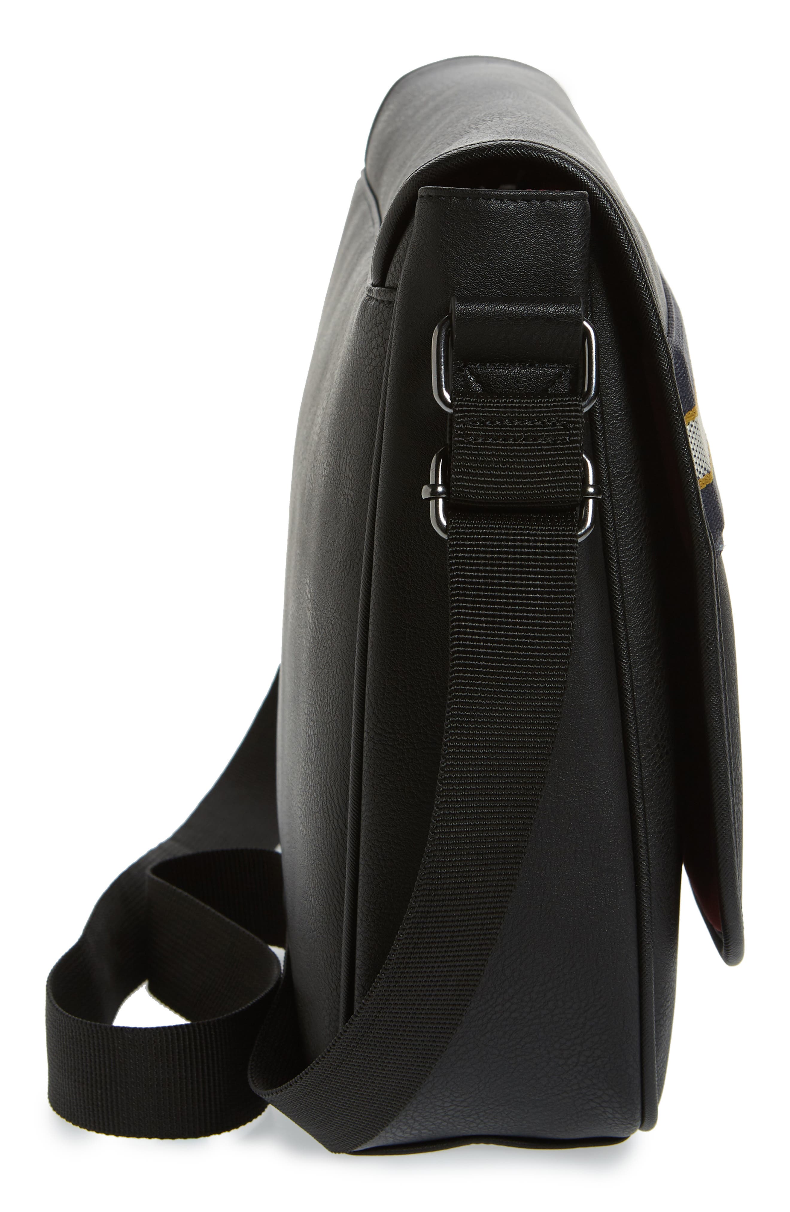 Ted Baker London Tabec Faux Leather Messenger Bag, Alternate, color, 