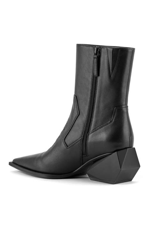 United Nude Ricky West Mid Boot In Black
