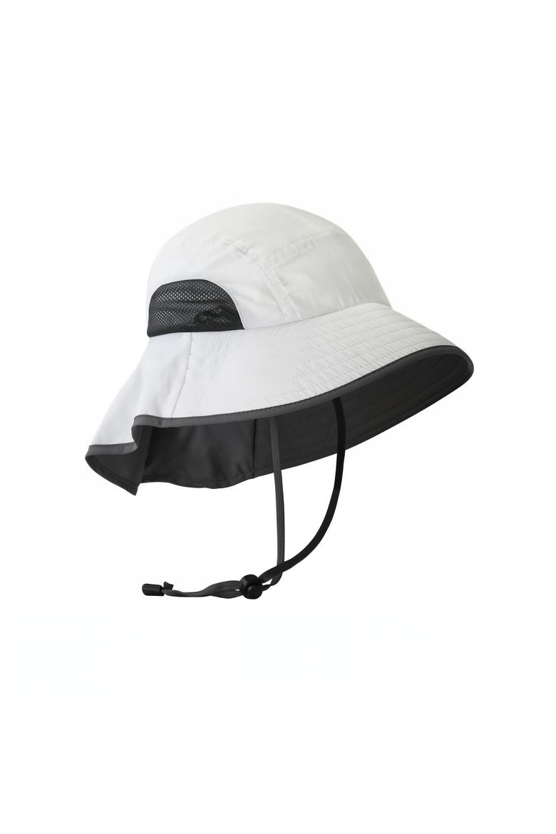 Sun Shade Hat, Main, color, White/Steel Grey