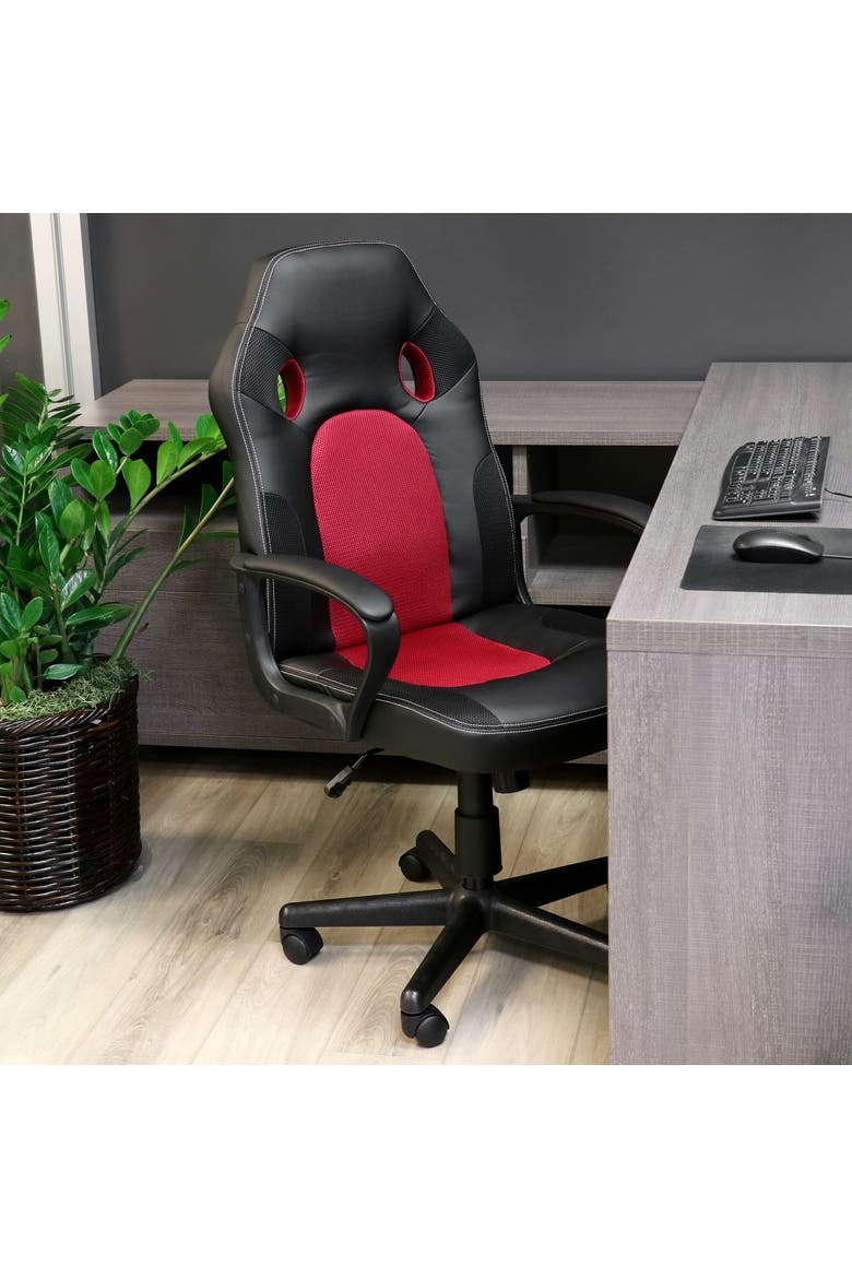 High Back Adjustable Office Chair, Alternate, color, Black