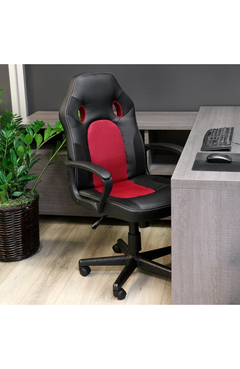 Elama High Back Adjustable Office Chair, Alternate, color, Black