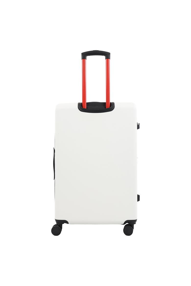 Molded U 30.5" Expandable Hardside Spinner Luggage, Alternate, color, WHITE