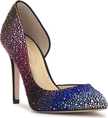 JESS  Jessica Simpson Nazela Leopard Pointed Toe Pumps | Dillard's